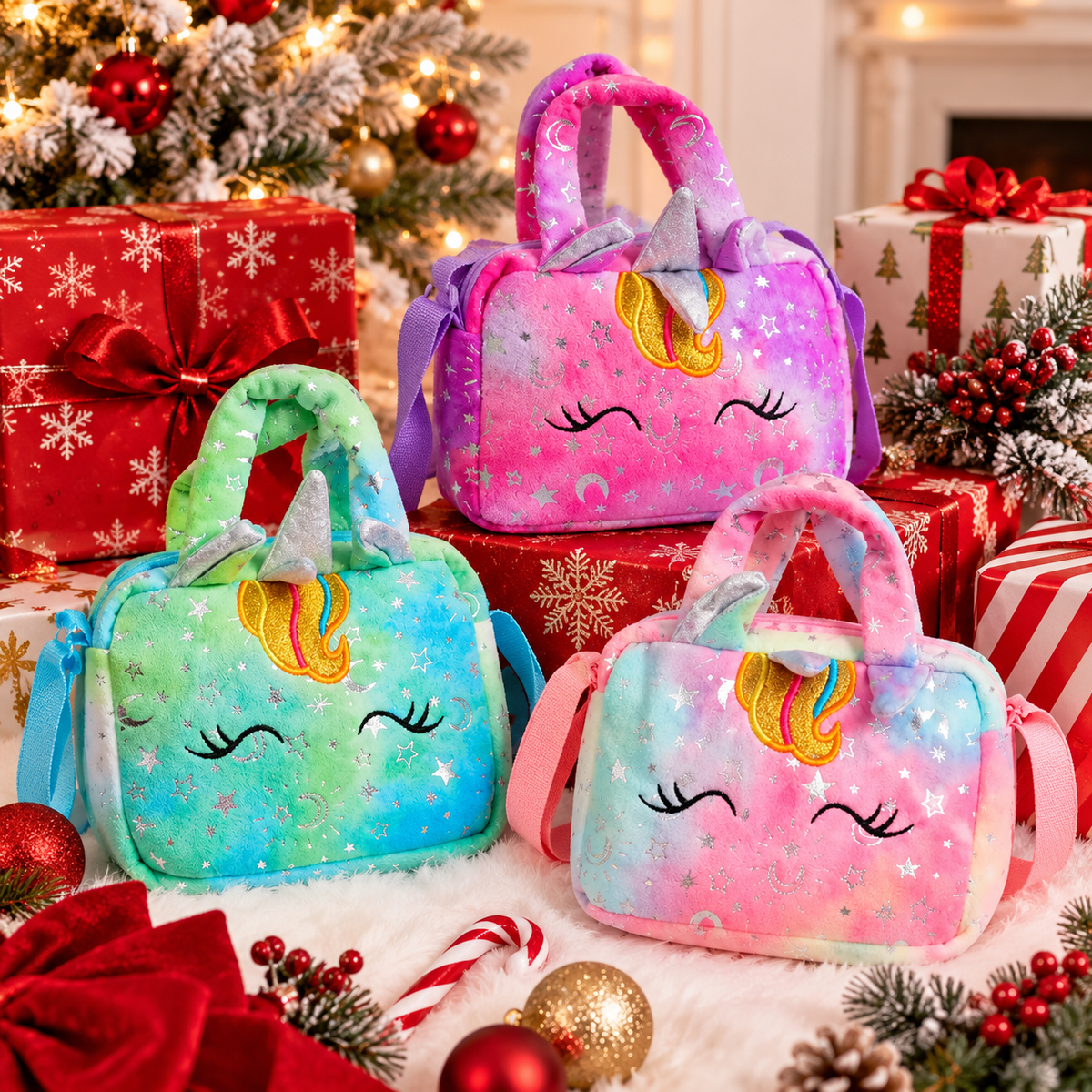 Unicorn Mini Crossbody Purse for Girls